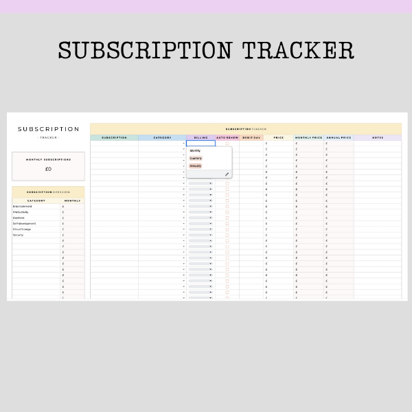 The Supreme Budget Calculator With Smart Calendar Instant Download