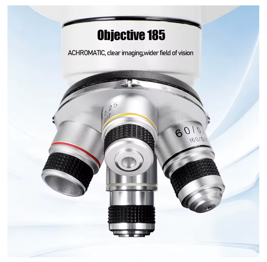 40X-5000X Professional Optical Biological Microscope for Adult, Child, Student, Home, School or Laboratory. Complete with glass slides.
