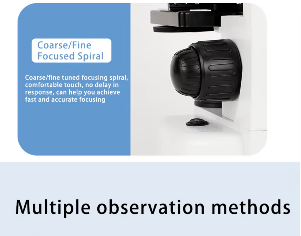 40X-5000X Professional Optical Biological Microscope for Adult, Child, Student, Home, School or Laboratory. Complete with glass slides.